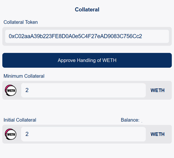 Historical collateral fields